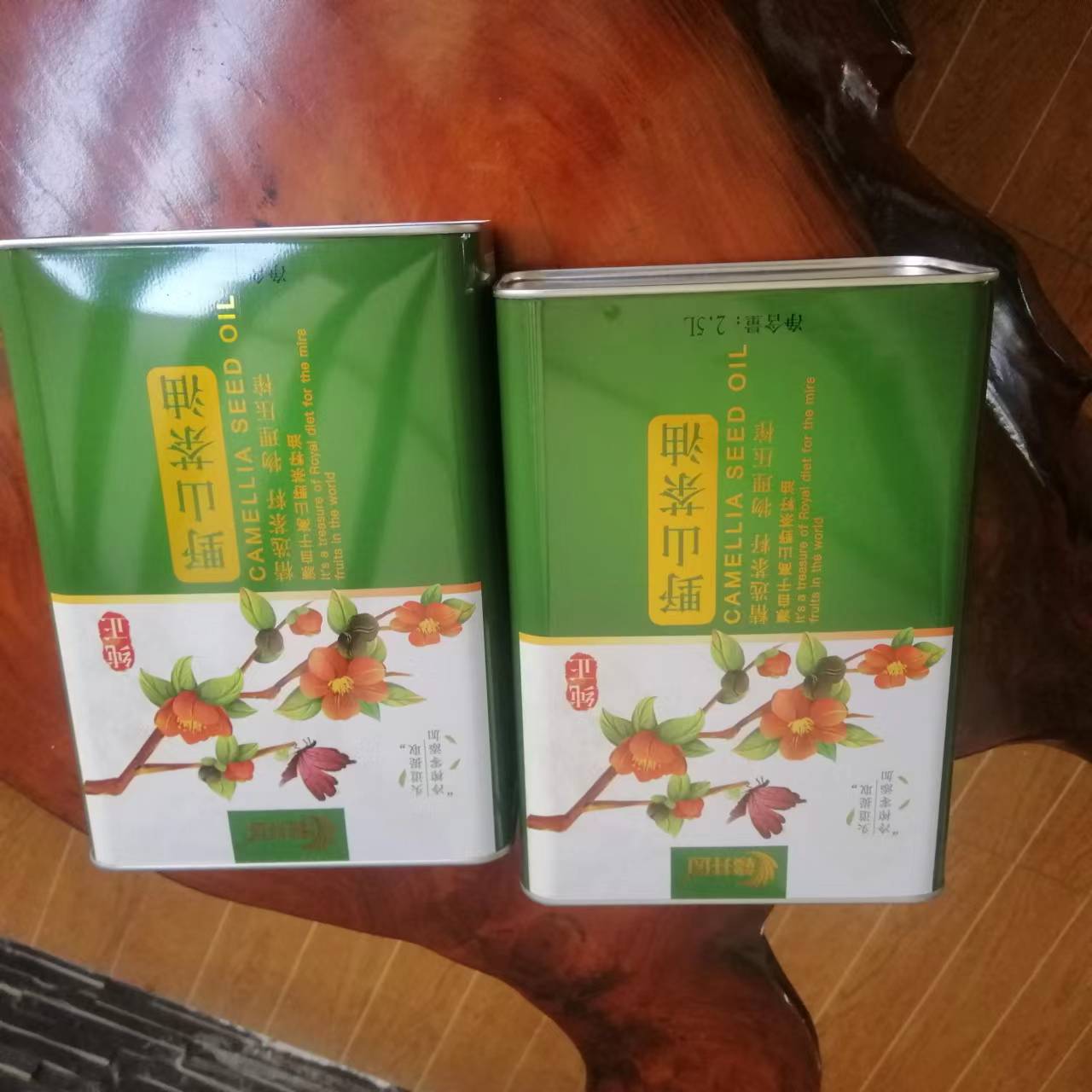 江西2.5L手提茶油鐵罐 江西哪里做山茶油鐵桶好？